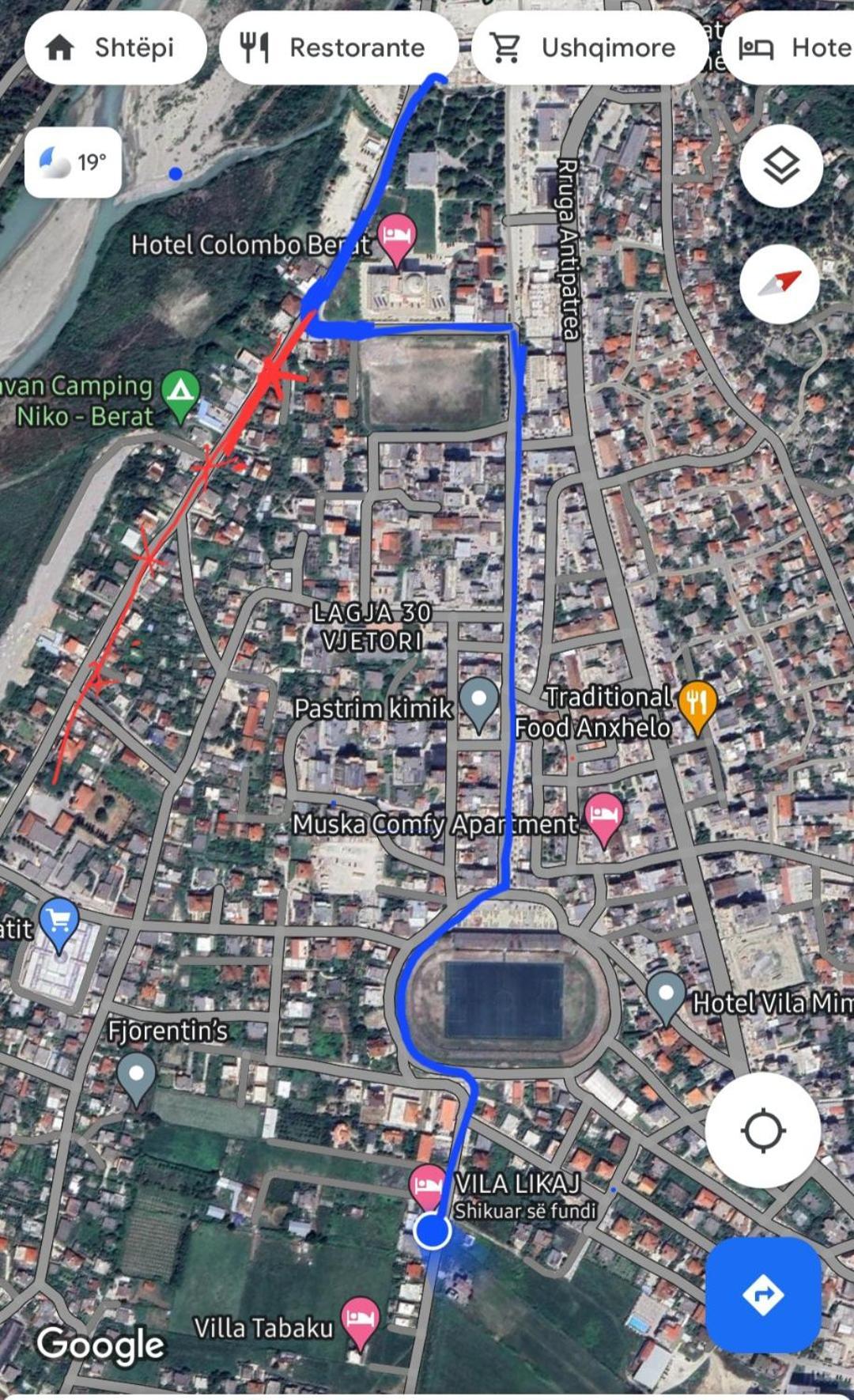 Villa Likaj Berat Ngoại thất bức ảnh